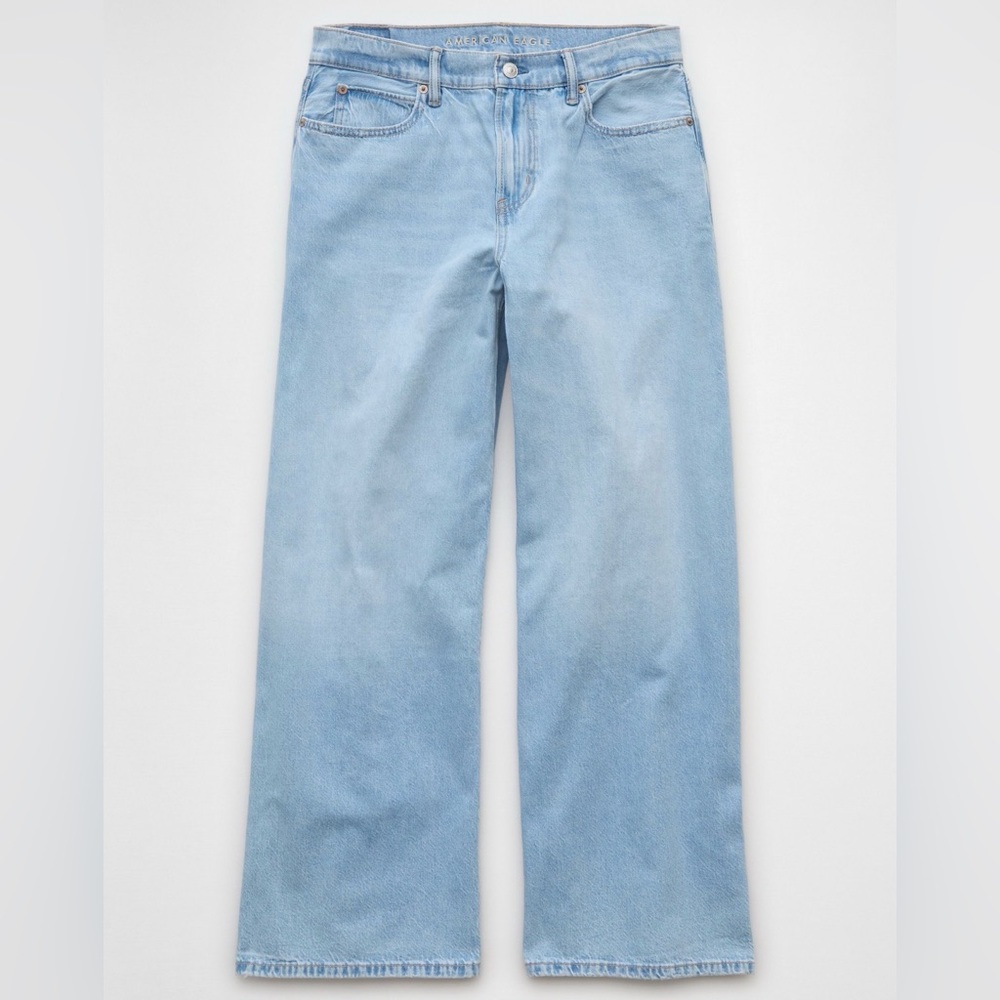 American Eagle Outfitters Sky Blue Wide Leg Jeans